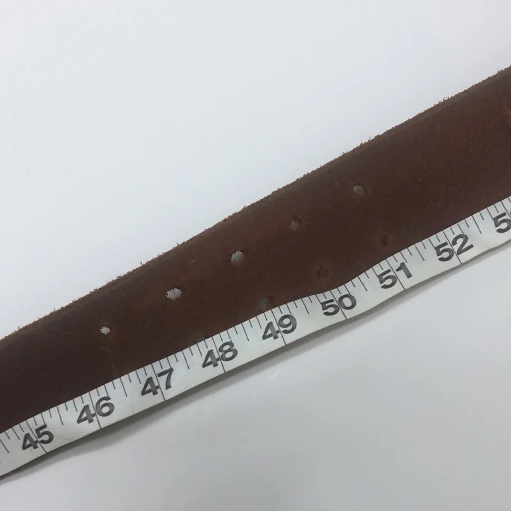 Wide brown leather belt!